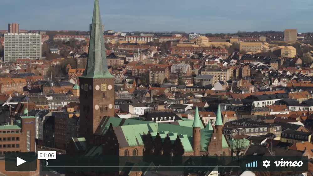 Aarhus set i drone-perspektiv